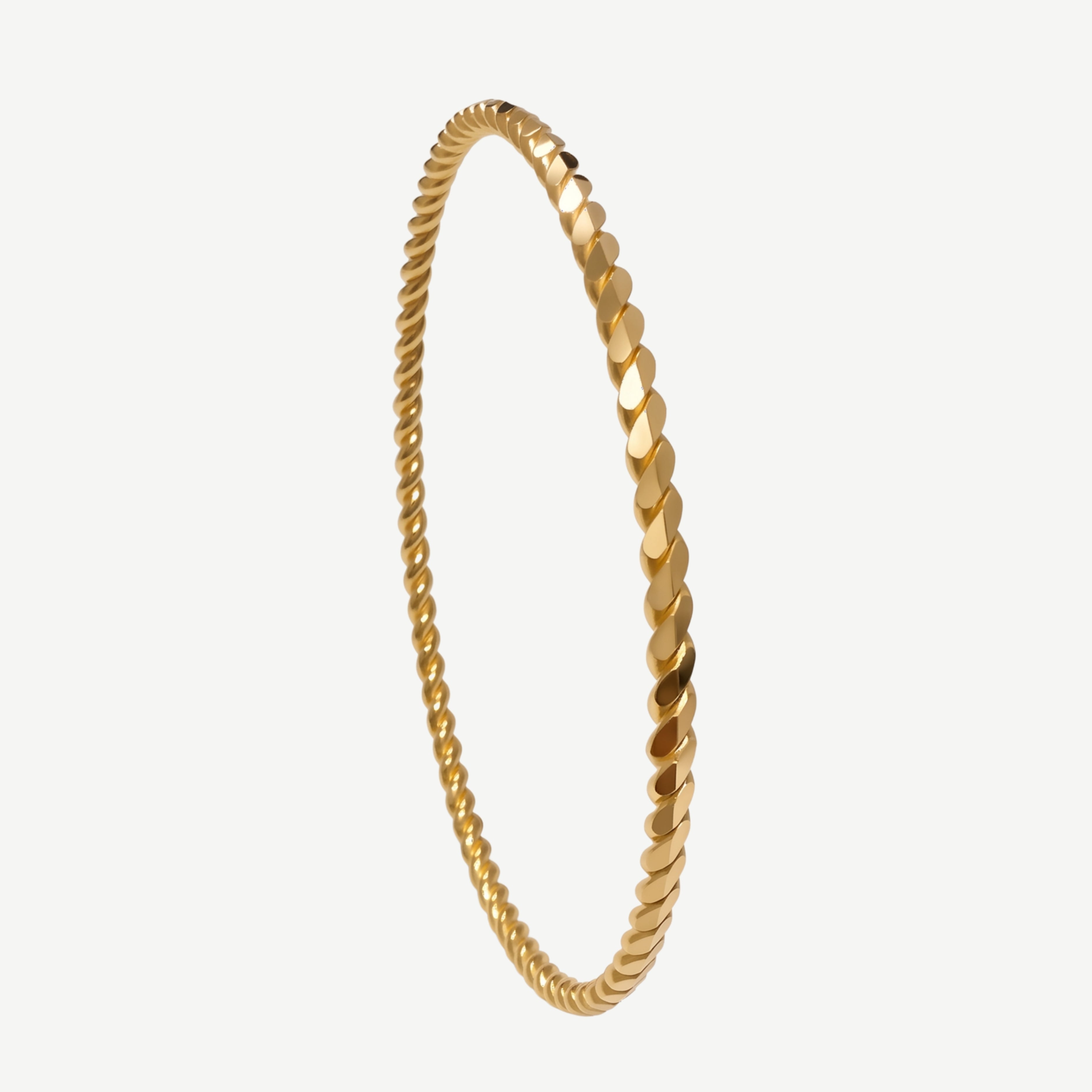 22-Karat-Armband mit zwei Drähten im Burma-Stil