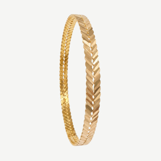 22-Karat-Armband aus Burma mit Kornmuster