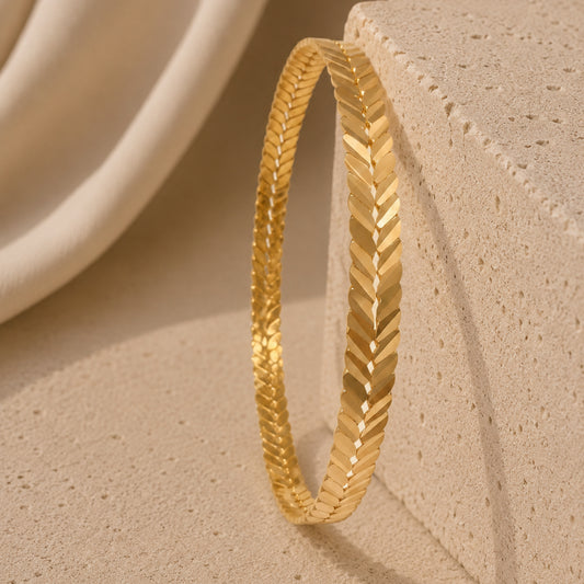 22-Karat-Armband aus Burma mit Kornmuster
