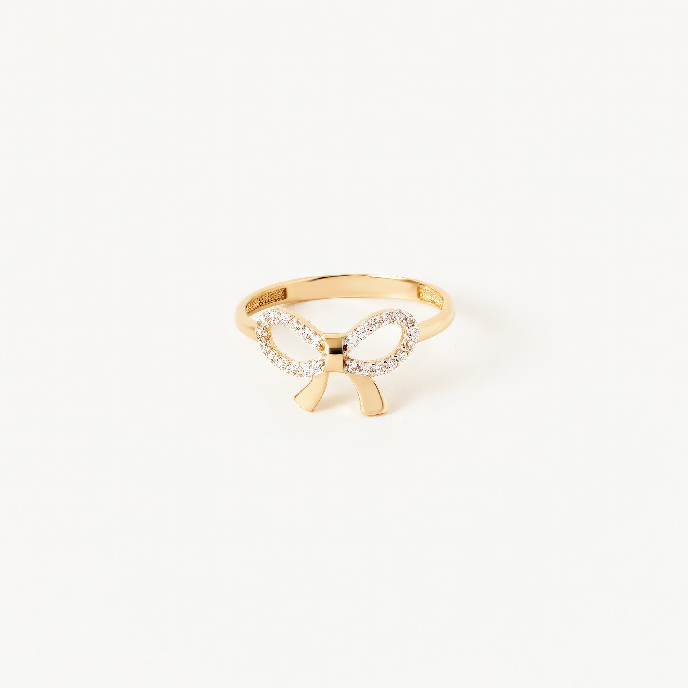 CZ-Band 14K Goldring